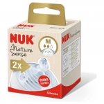 NUK silikoonlutt NATURE SENSE, M suurus, 2tk, SA55