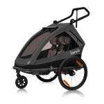 LIONELO jalgrattahaagis CAMA, Grey graphite, LO-CAMA