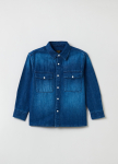 OVS BOY3-10Y SHIRTS L/S 2M 3-4 BLUE 001912966