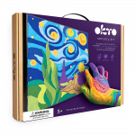 OKTO v&auml;rvimine savikunstiga numbrite j&auml;rgi V&auml;ike printsi &ouml;&ouml;, 29x29 cm, ETC20021