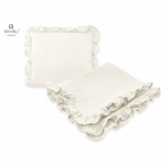 MIMINU musliinist tekk padjaga White, 60x70, 40x30 cm
