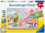 RAVENSBURGER PUZZLE pusle V&otilde;luv s&otilde;prus, 2x12 tk, 12000858 3