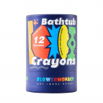 FLOWERMONACO vannitoa kriidid Bathtub Crayons, 12 v&auml;rvi, 847352