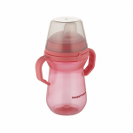 CANPOL BABIES tass silikoontilaga, FirstCup, 6m+, 250ml, roosa, 56/615_pin