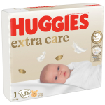 HUGGIES M&auml;hkmed EXTRA CARE 1, 2-5kg, 84 tk., 2593241