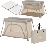 LIONELO reisivoodi-maneež ALICE, Beige olive