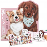 TOPMODEL kleepsudega v&auml;rviraamat Doggy, 12714