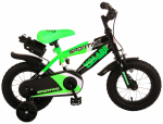 VOLARE Sportivo jalgratas 12" Neoonroheline ja must, 2030.a