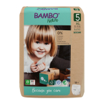 BAMBO p&uuml;ksm&auml;hkmed NATURE paberpakendis, 5 suurus, 12-18 kg, 19 tk., BAMB0166