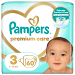 PAMPERS Premium Care teipm&auml;hkmed, suurus 3, 6-10kg 60 tk, 81765772