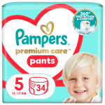 PAMPERS Premium Care p&uuml;ksm&auml;hkmed, suurus 5, 34 tk, P04H026