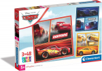 CLEMENTONI CARS pusle, 3x48 tk., 25305