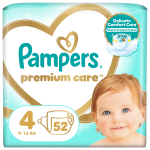 PAMPERS Premium Care teipm&auml;hkmed, suurus 4, 9-14kg 52 tk, 81765775
