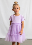 MAYORAL l&uuml;hikeste varrukatega kleit, mauve, 3.915-70, 92&nbsp; cm