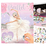 TOP MODEL kleebiste raamat Stickerworld Ballet, 13049
