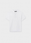 MAYORAL l&uuml;hikeste varrukatega polo s&auml;rk, white, 890-72, 157&nbsp; cm