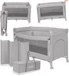 LIONELO reisivoodi-maneež ELLEN, Grey concrete