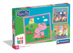 CLEMENTONI pusle Peppa Pig, 3x48 tk., 25001