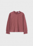 MAYORAL pikkade varrukatega t-s&auml;rk 8D, plum, 7050-74
