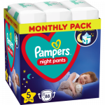 PAMPERS p&uuml;ksm&auml;hkmed Night Monthly 5 suurus, 4x22, 88 tk, 81758420MP