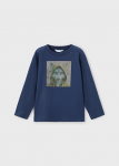 MAYORAL pikkade varrukatega t-s&auml;rk, blue, 4.081-75