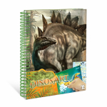 DINOSART loovusraamat kleebi numbrite j&auml;rgi, 15202
