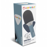KIDYWOLF multifunktsionaalne mikrofon k&otilde;lariga, sinine, KIDYMIC-BU