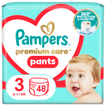PAMPERS Premium Care p&uuml;ksm&auml;hkmed, suurus 3, 48tk, 81750547