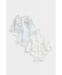 MOTHERCARE pikkade varrukatega bodi, 3 tk., CB279