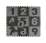 BABYTROLD pehme vaip-pusle PUZZLE PLAY MAT, Black/Grey, 20-32SGTAL