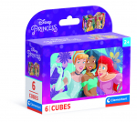 CLEMENTONI Disney Princess pusle, 6 kuubikut, 40660
