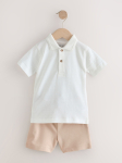 NEXT l&uuml;hikeste varrukatega polo s&auml;rk + l&uuml;hikesed p&uuml;ksid, W63080, 92 cm