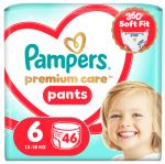 PAMPERS p&uuml;ksm&auml;hkmed Premium Care, 6 suurus 13-18kg, 46 tk., 80895120