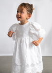 MAYORAL l&uuml;hikeste varrukatega kleit, white, 3.923-81, 92&nbsp; cm