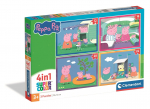 CLEMENTONI pusle Peppa Pig, 4in1, 21751