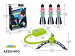 AJ SPORTZ valgustusega raketikomplekt, AZ995-4RO