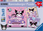 RAVENSBURGER PUZZLE pusle Kuromi, 3x49 tk, 12004332 4