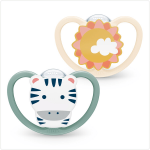 NUK lutt Space 6-18 kuud sil 2 tk