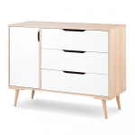 LITTLE SKY by KLUPŚ komood SOFIE, Beech/White