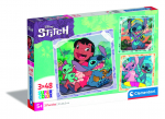 CLEMENTONI DISNEY STITCH pusle 3x48, 25321