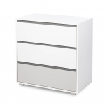 LITTLE SKY by KLUPŚ komood DALIA, White/Grey