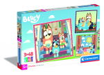 CLEMENTONI BLUEY ruudukujuline pusle 3x48, 25308