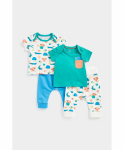 MOTHERCARE l&uuml;hikeste varrukatega t-s&auml;rk + p&uuml;ksid, 2 tk., EB688