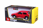 BBURAGO 1:24 auto mudel 1979 Volkswagen Golf MK1 GTI, 18-21089RD
