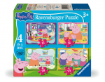 RAVENSBURGER pusle Peppa Pig 12/16/20/24 tk, 4104