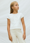 MAYORAL l&uuml;hikeste varrukatega t-s&auml;rk, natural, 6.002-91, 128&nbsp; cm