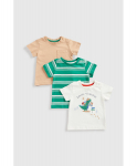 MOTHERCARE l&uuml;hikeste varrukatega t-s&auml;rk + p&uuml;ksid, 3tk., HD091