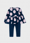 MAYORAL pikkade varrukatega t-s&auml;rk ja retuusid 4G, dark, 86 cm, 2728-92