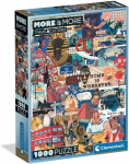 CLEMENTONI pusle More Is More - Travel&Cultures, 1000 tk., 37072