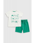 MOTHERCARE l&uuml;hikeste varrukatega t-s&auml;rk + l&uuml;hikesed p&uuml;ksid, HD092